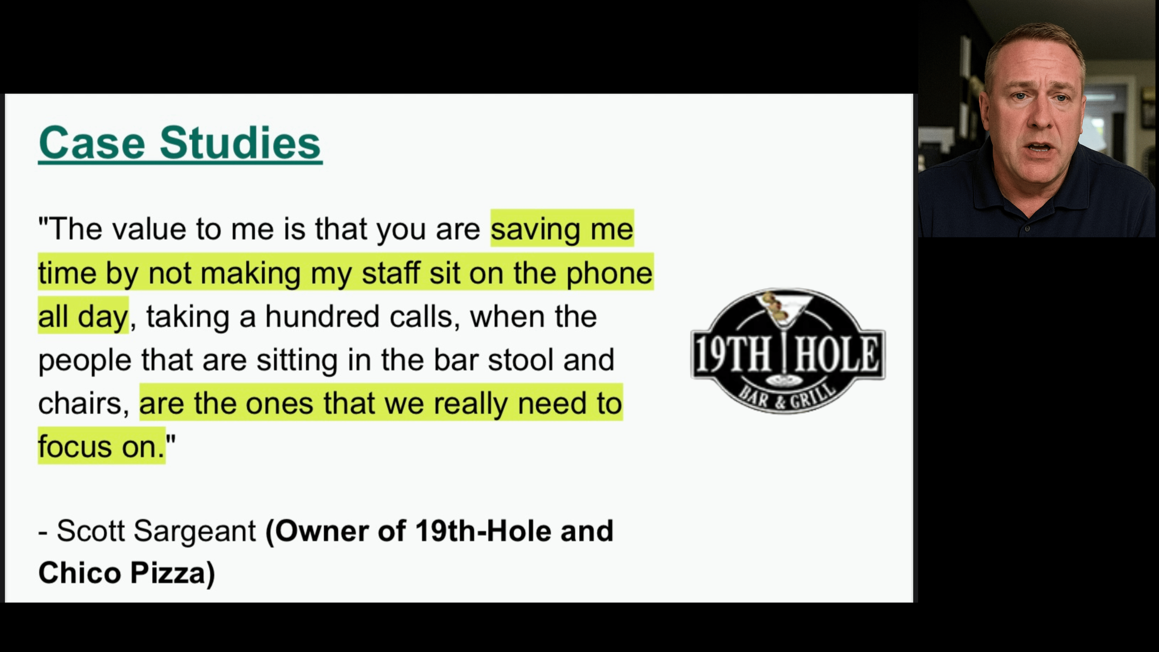 Customer Testimonial